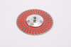 Electroplated Double Side Triangle Shape Diamond Cutting And Grinding Disc Saw Blade for Marble Ceramic with M14 Flange