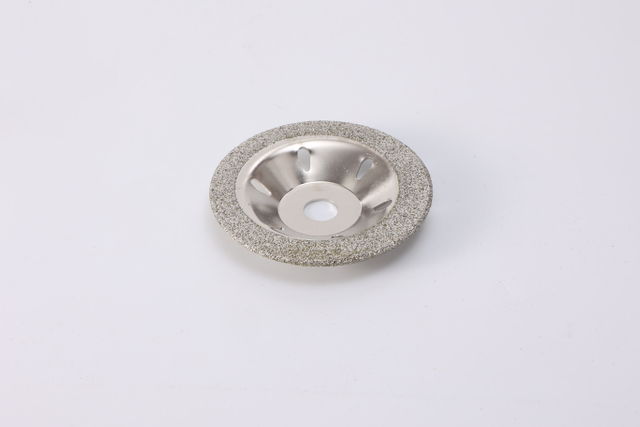 Electroplated Six-Hole Cup Diamond Grinding/Polishing Disc For Stone