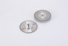 One Side Triangle Shape and Other Side With Strips Abrasive Electroplated M14 Thread Diamond Saw Blade for Marble