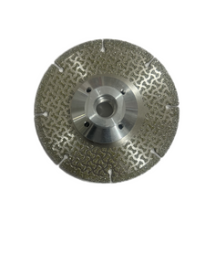 Electroplated diamond cutting pieces