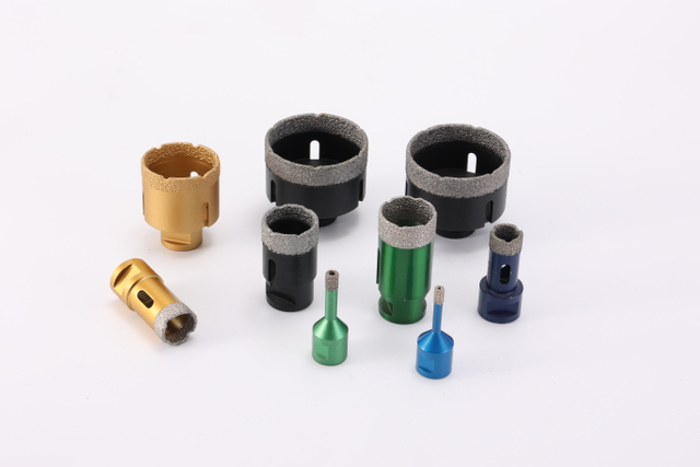 Vacuum Brazed Hex Shank Dry Drilling Core Bits Drill Hole Saw For Granite, Marble, Masonry 