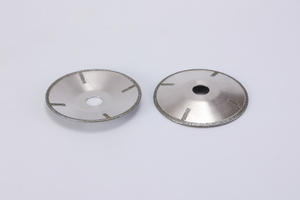 Electroplated Diamond Arc-Shaped Saw Blade with Protective Riblet Design for Marble & Natural Stone Cutting