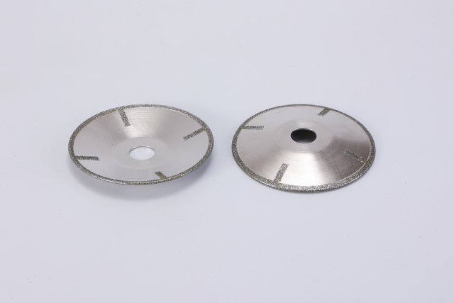 Electroplated Diamond Arc-Shaped Saw Blade with Protective Riblet Design for Marble & Natural Stone Cutting