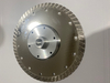 Electroplated Double Side Triangle Shape Diamond Cutting And grinding disc saw blade for marble ceramic with M14 flange