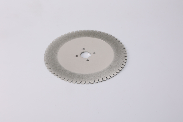 Electroplated Diamond Saw Blade Specialized for Cutting Positioning Holes in Rubber Belts
