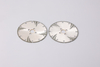 Electroplated Diamond Cutting Blade with Water Channels and Reinforced Curved Ribs