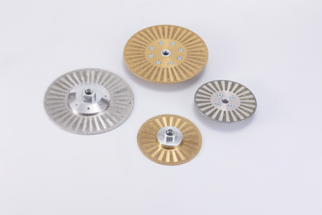 Electroplated Ti-Coated Diamond Saw Blade for Stone Cutting & Grinding-Hot Sale