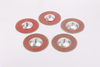 Electroplated Double Side Triangle Shape Diamond Cutting And Grinding Disc Saw Blade for Marble Ceramic with M14 Flange